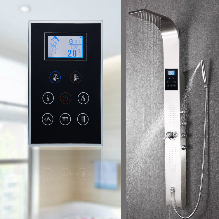 Shower head controller,can adjust water temperature and water flow